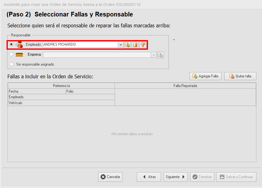 Responsable en orden hija